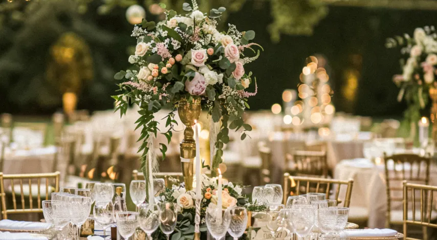 grand wedding decoration country manor floral decor event celebration flowers wedding 1 2