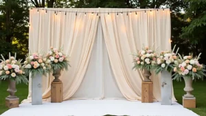 Low Budget Wedding Stage Decoration