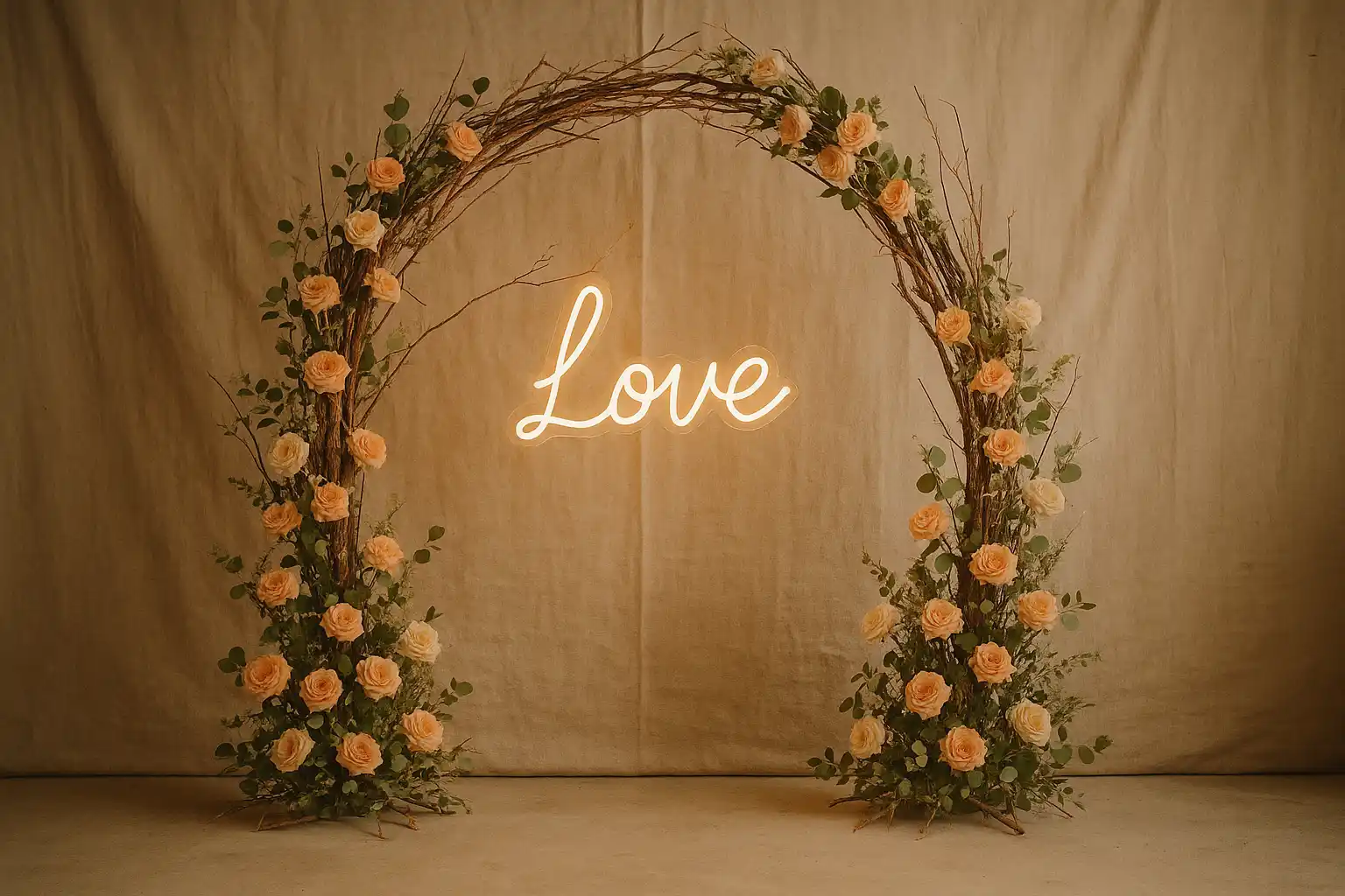 20 Simple Low Budget Engagement Stage Decoration Ideas for Your Special Day 12