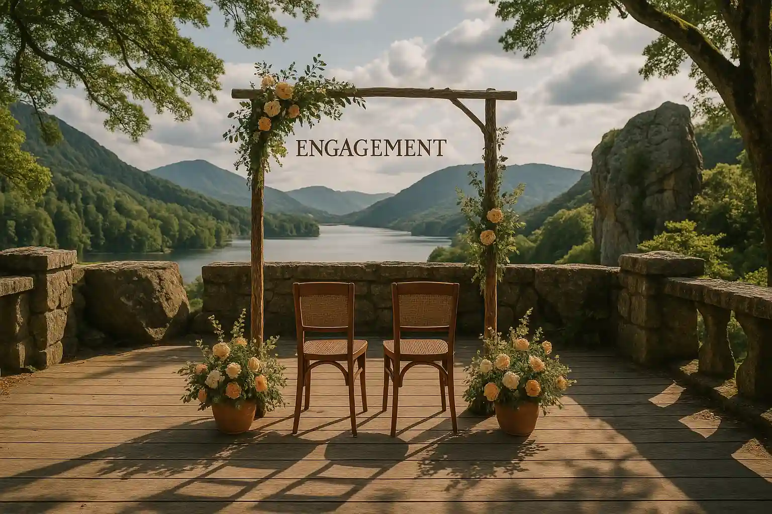 20 Simple Low Budget Engagement Stage Decoration Ideas for Your Special Day 16