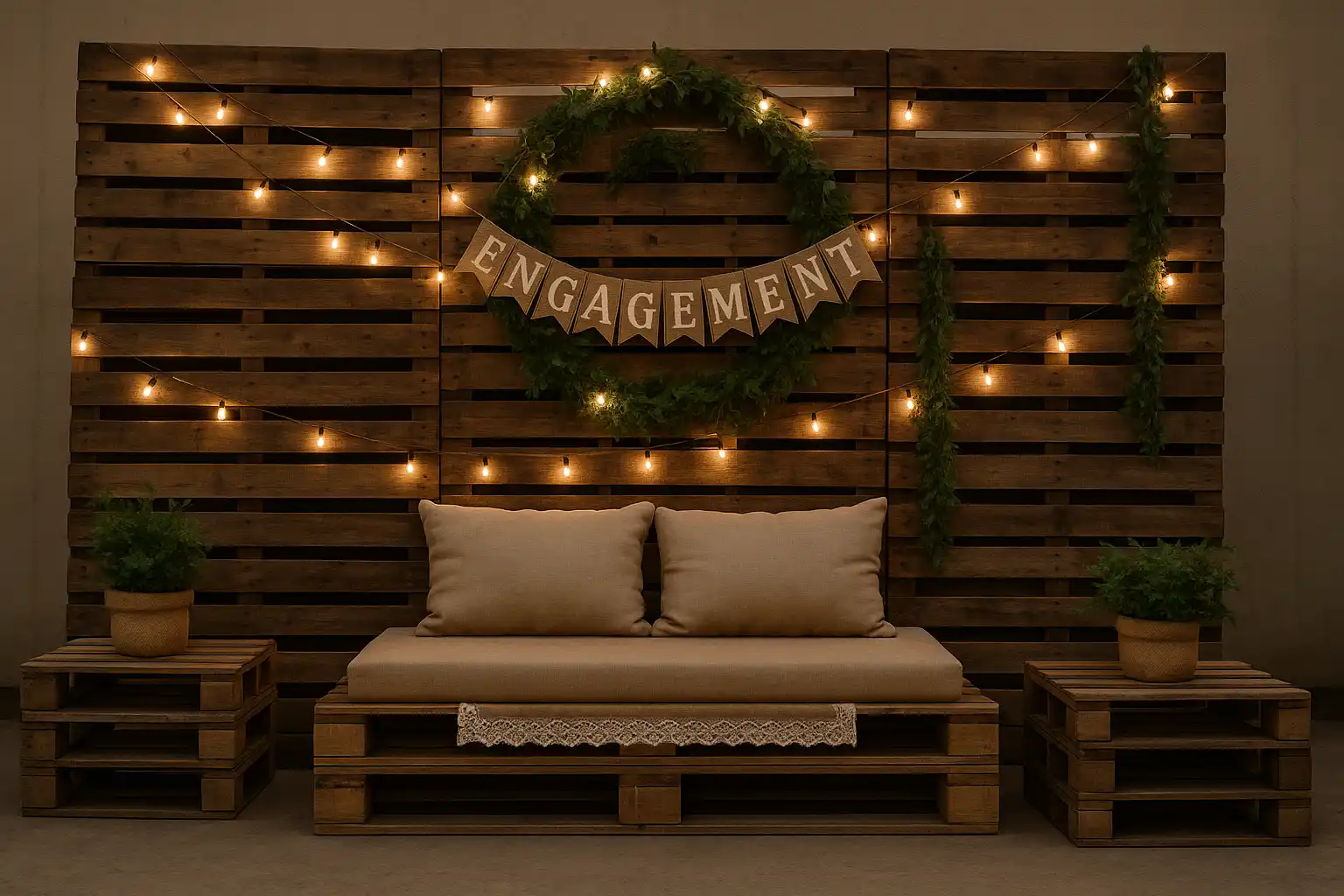 20 Simple Low Budget Engagement Stage Decoration Ideas for Your Special Day 3