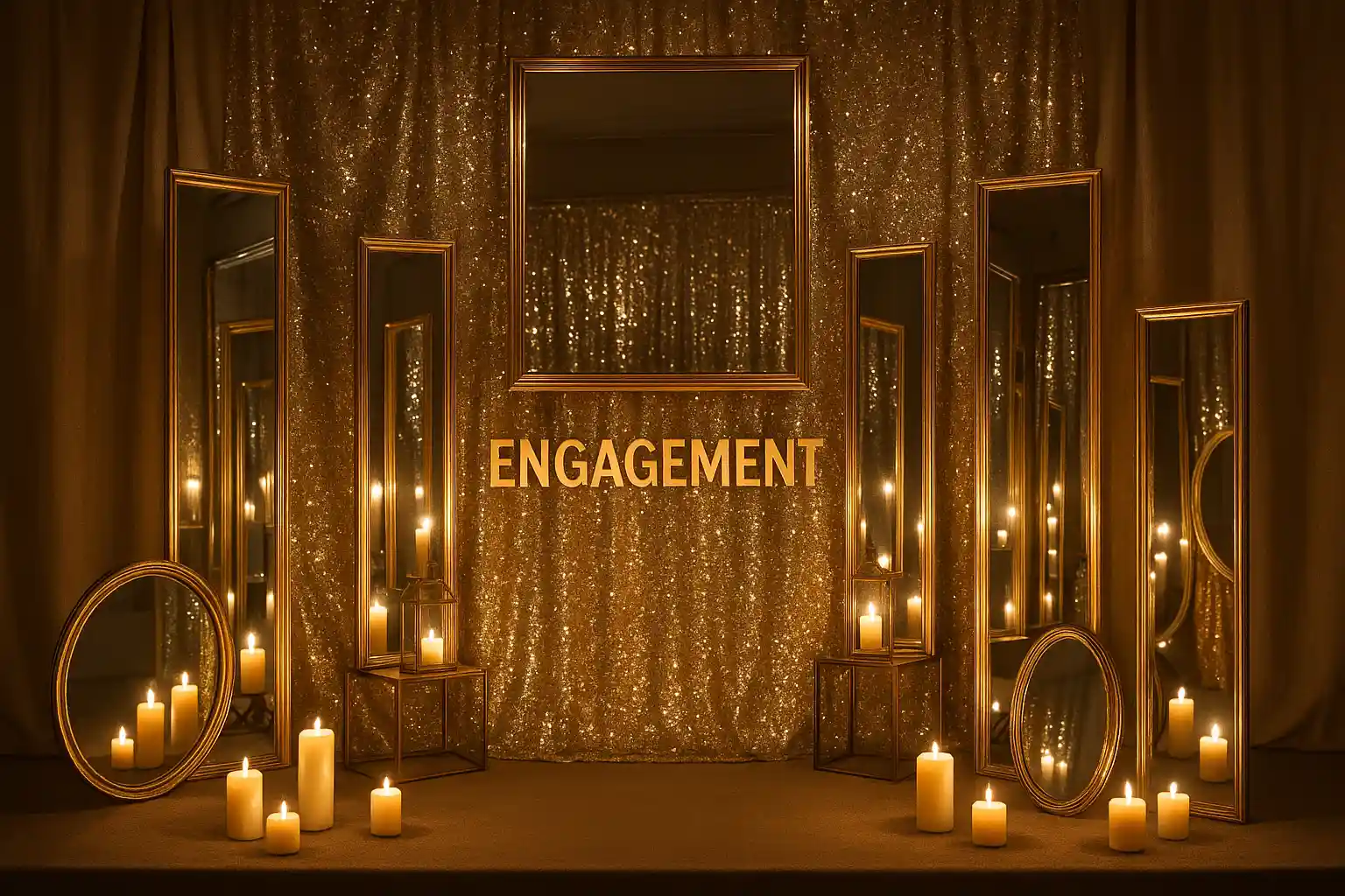 20 Simple Low Budget Engagement Stage Decoration Ideas for Your Special Day 5