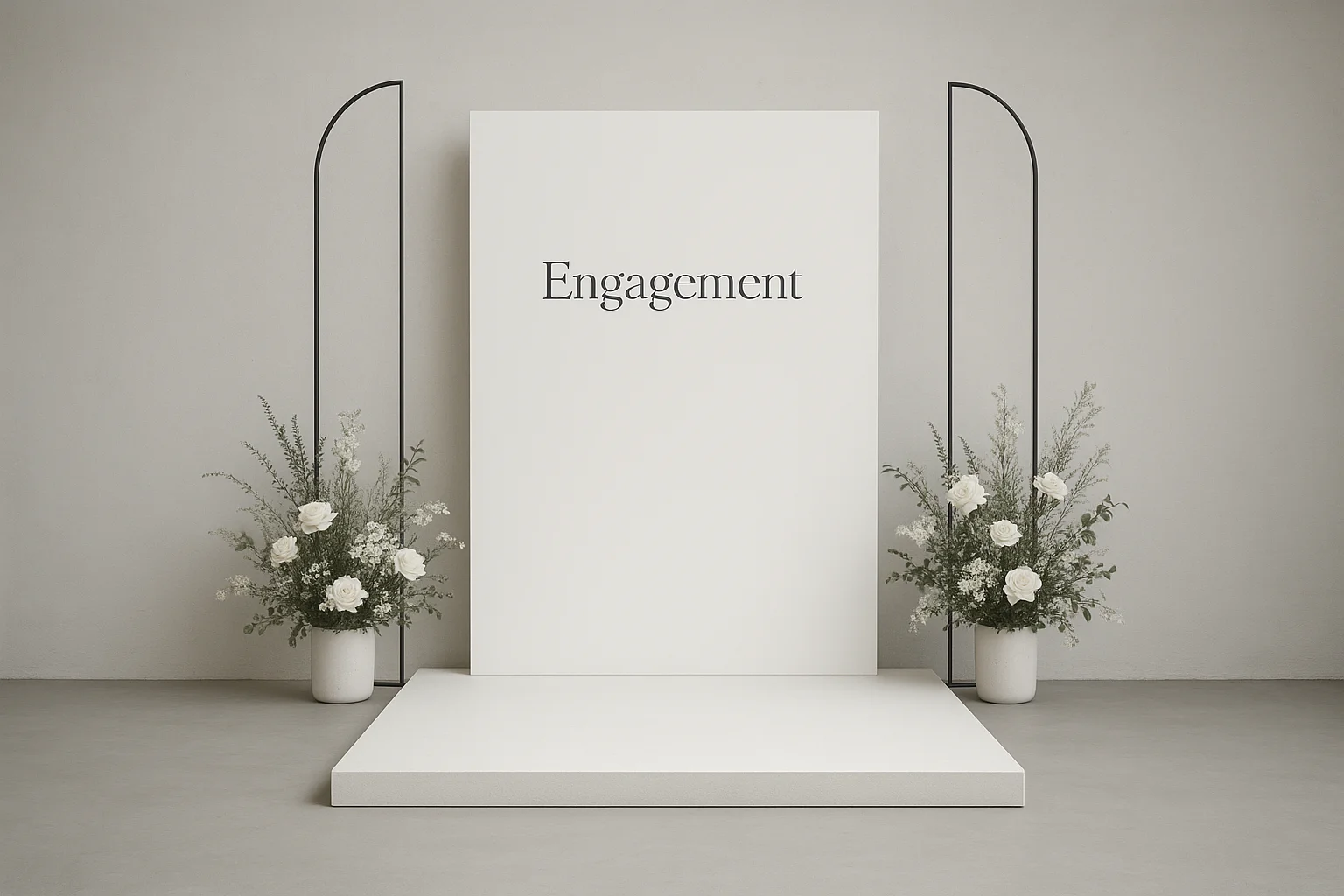 20 Simple Low Budget Engagement Stage Decoration Ideas for Your Special Day 6