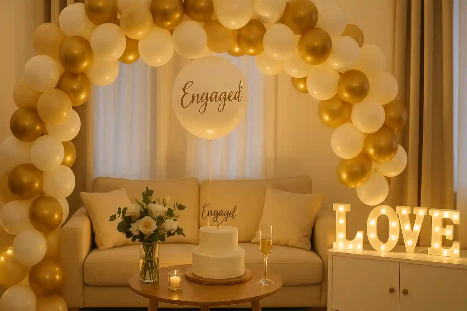 Home Engagement decoration ideas at home