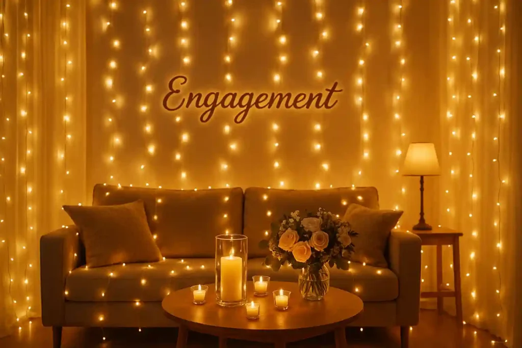 25 Stunning Engagement Decoration Ideas at Home for a Perfect Celebration Engagement decoration ideas at home