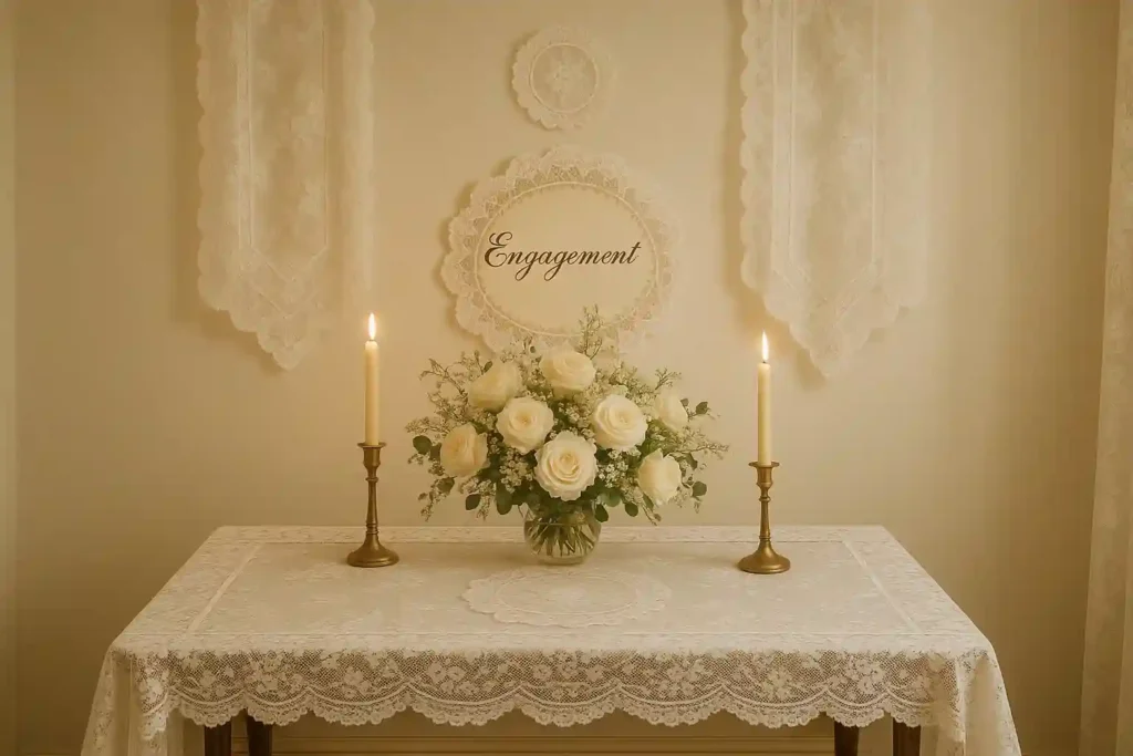 25 Stunning Engagement Decoration Ideas at Home for a Perfect Celebration Engagement decoration ideas at home