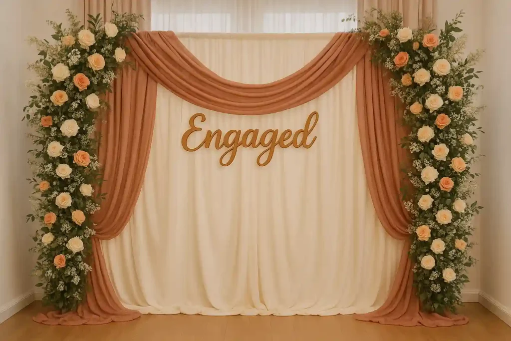 25 Stunning Engagement Decoration Ideas at Home for a Perfect Celebration Engagement decoration ideas at home